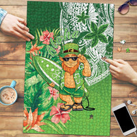 Aloha Hawaii St Patrick's Day Puzzle Polynesian Style