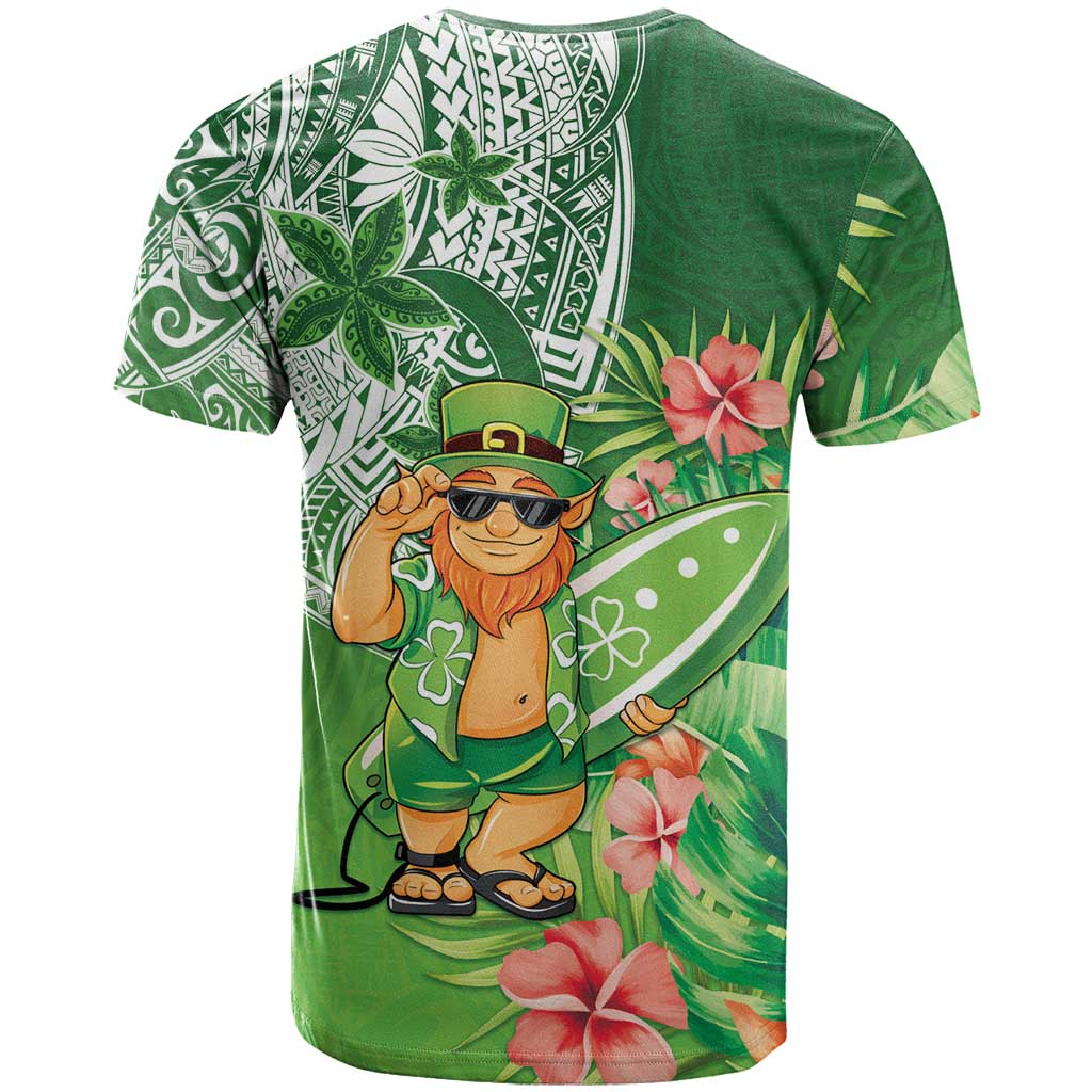 Aloha Hawaii St Patrick's Day T Shirt Polynesian Style