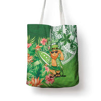 Aloha Hawaii St Patrick's Day Tote Bag Polynesian Style