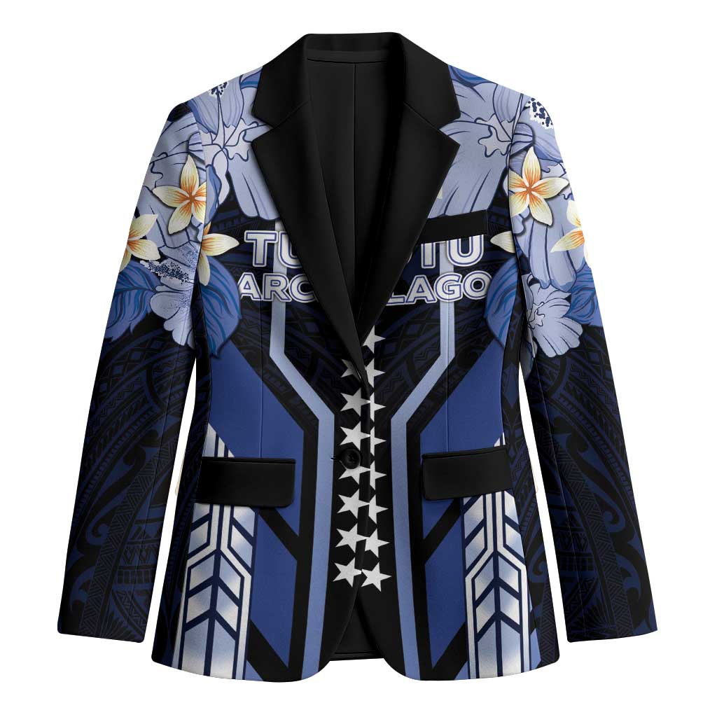 French Polynesia Tuamotu Archipelago Blazer Polynesian Pattern Unique Style