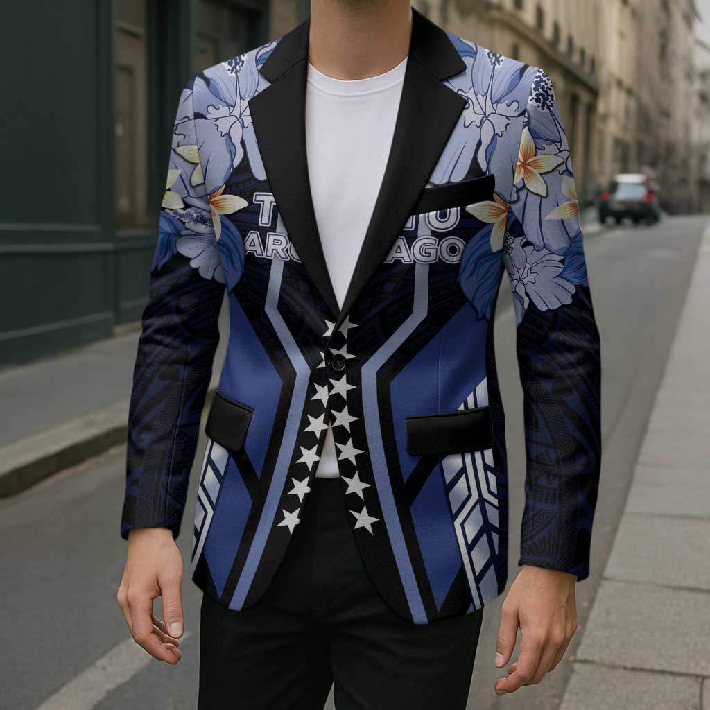 French Polynesia Tuamotu Archipelago Blazer Polynesian Pattern Unique Style