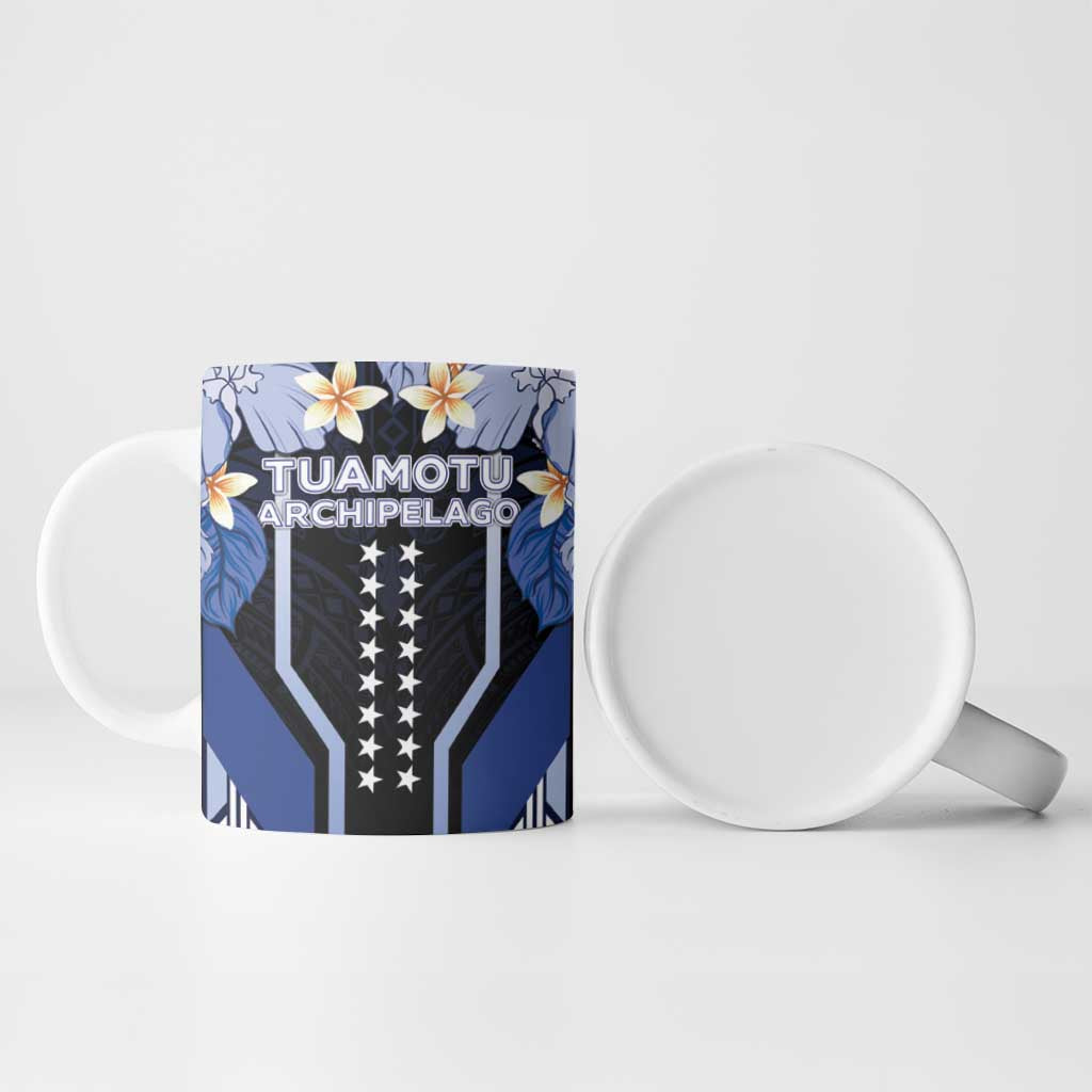 French Polynesia Tuamotu Archipelago Ceramic Mug Polynesian Pattern Unique Style