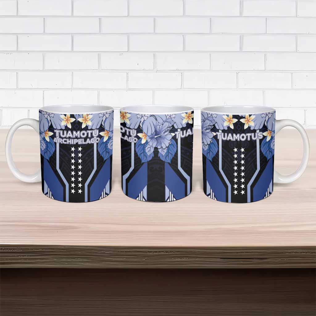French Polynesia Tuamotu Archipelago Ceramic Mug Polynesian Pattern Unique Style