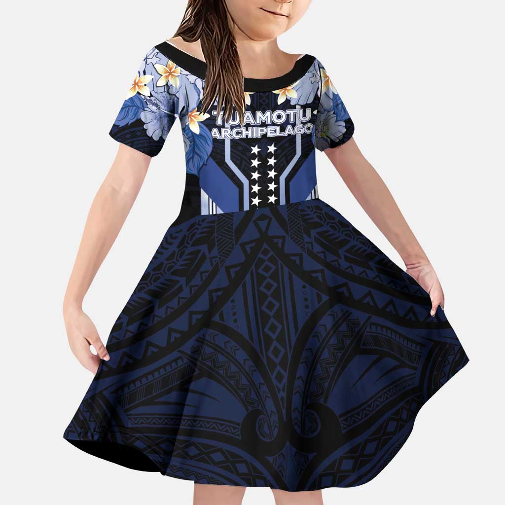 French Polynesia Tuamotu Archipelago Family Matching Off Shoulder Maxi Dress and Hawaiian Shirt Polynesian Pattern Unique Style