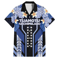French Polynesia Tuamotu Archipelago Family Matching Off Shoulder Short Dress and Hawaiian Shirt Polynesian Pattern Unique Style