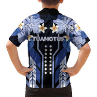 French Polynesia Tuamotu Archipelago Kid Hawaiian Shirt Polynesian Pattern Unique Style