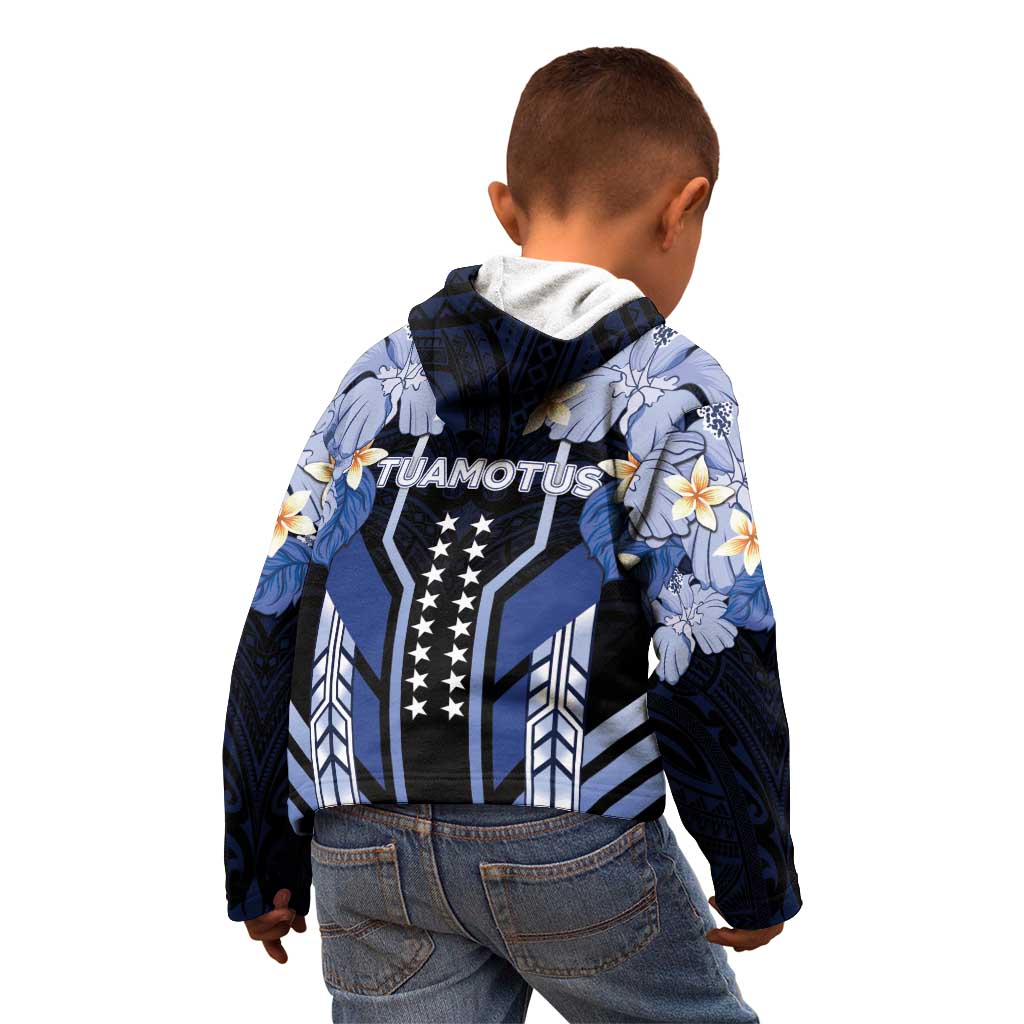 French Polynesia Tuamotu Archipelago Kid Hoodie Polynesian Pattern Unique Style