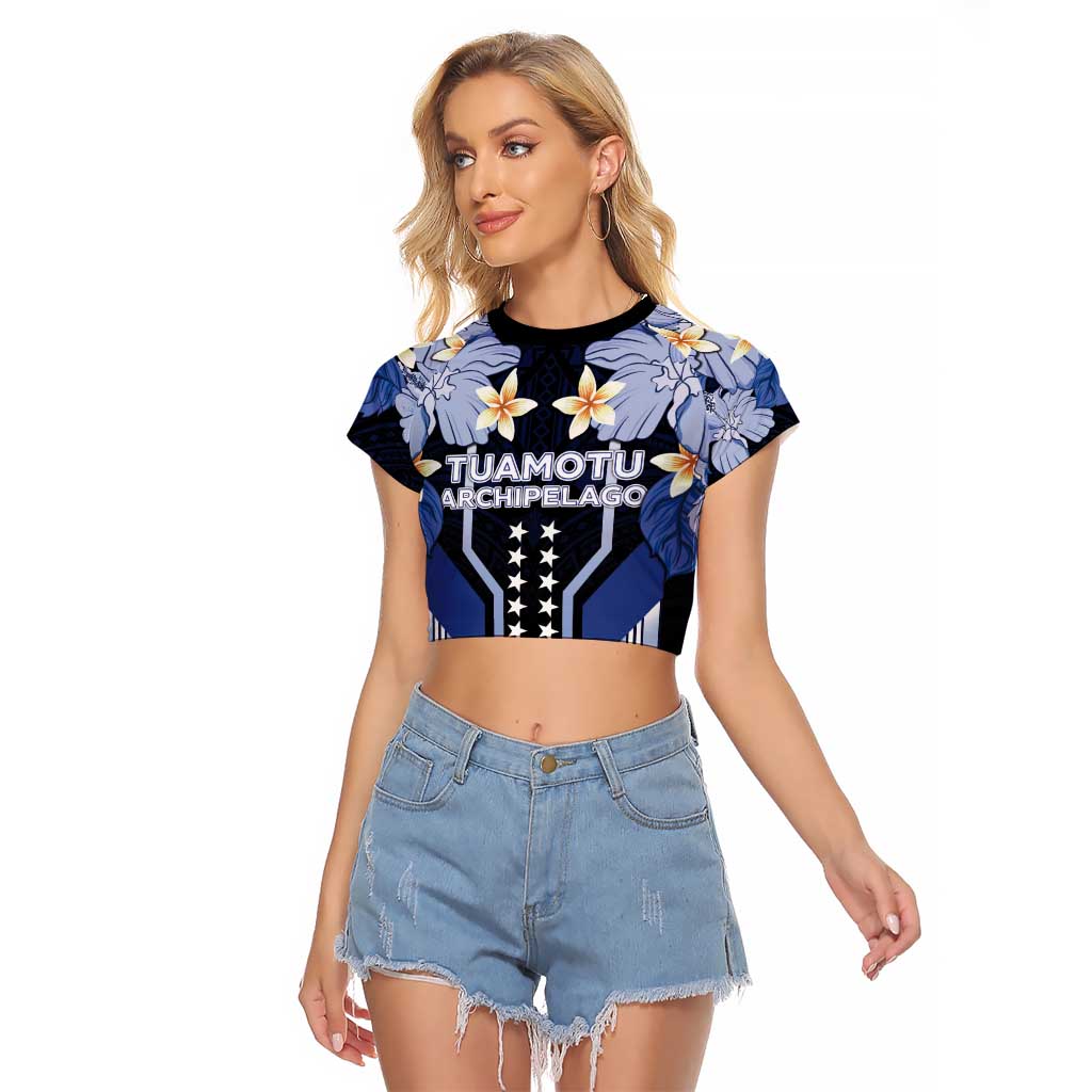 French Polynesia Tuamotu Archipelago Raglan Cropped T Shirt Polynesian Pattern Unique Style