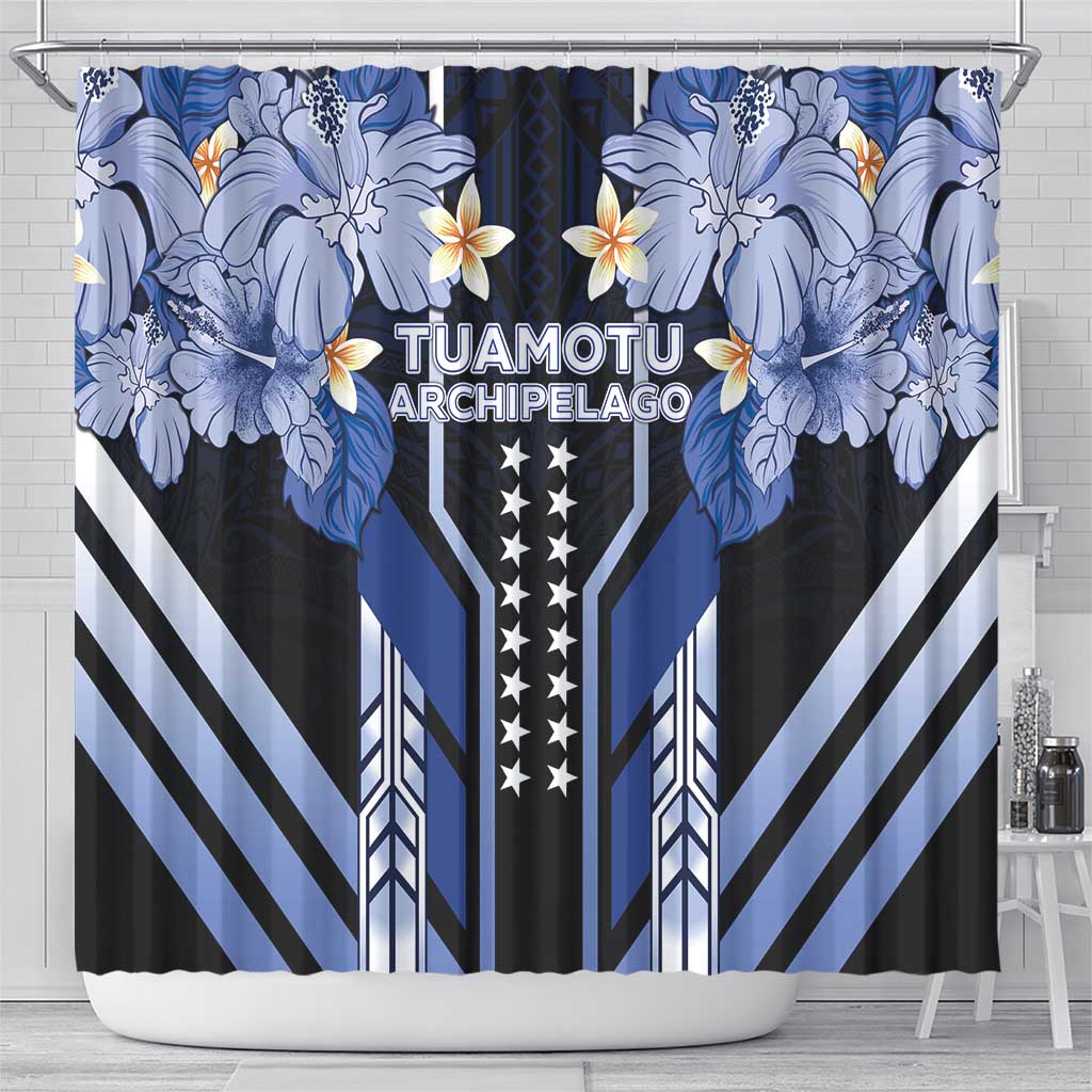 French Polynesia Tuamotu Archipelago Shower Curtain Polynesian Pattern Unique Style