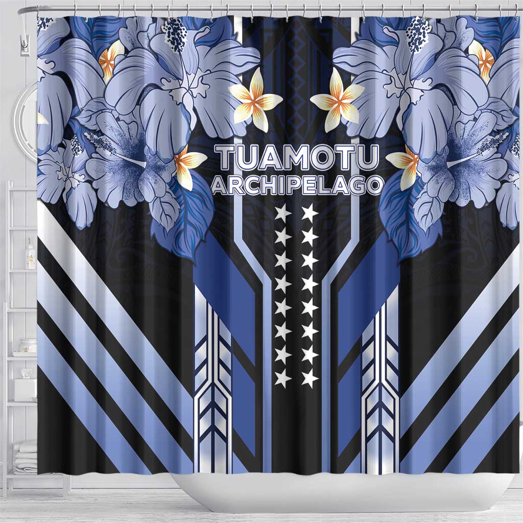 French Polynesia Tuamotu Archipelago Shower Curtain Polynesian Pattern Unique Style
