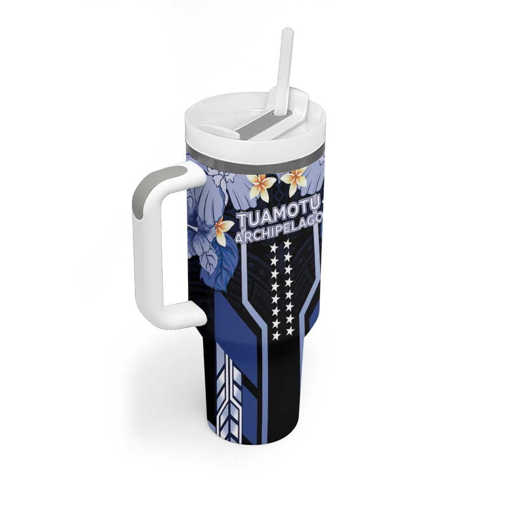 French Polynesia Tuamotu Archipelago Tumbler With Handle Polynesian Pattern Unique Style