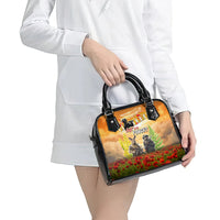 Australia And New Zealand ANZAC Day Shoulder Handbag Kangaroo And Kiwi Bird Soldiers Lest We Forget LT05 - Polynesian Pride