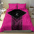 New Zealand Fern Rugby Bedding Set Pink Maori Pattern