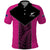 New Zealand Fern Rugby Custom Polo Shirt Pink Maori Pattern
