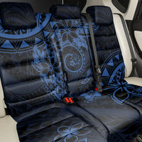 Polynesian Sunset Plumeria Back Car Seat Cover Navy Polynesian Tattoo