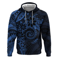 Polynesian Sunset Plumeria Zip Hoodie Navy Polynesian Tattoo LT05 Pullover Hoodie Navy - Polynesian Pride