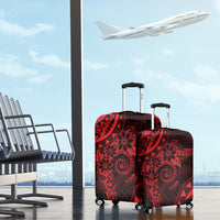 Polynesian Sunset Plumeria Luggage Cover Red Polynesian Tattoo LT05 - Polynesian Pride