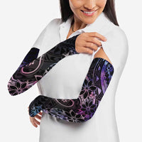 Polynesian Sunset Plumeria Arm Sleeves Galaxy Polynesian Tattoo - Polynesian Pride