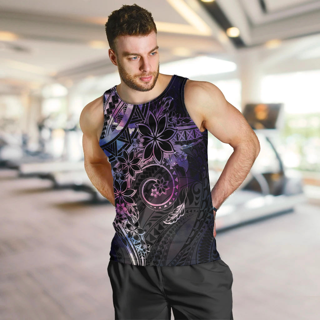 Polynesian Sunset Plumeria Men Tank Top Galaxy Polynesian Tattoo LT05 Galaxy - Polynesian Pride