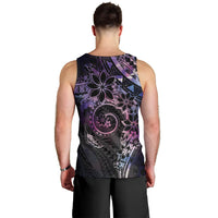 Polynesian Sunset Plumeria Men Tank Top Galaxy Polynesian Tattoo LT05 - Polynesian Pride
