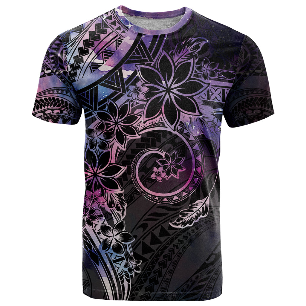 Polynesian Sunset Plumeria T Shirt Galaxy Polynesian Tattoo LT05 Galaxy - Polynesian Pride