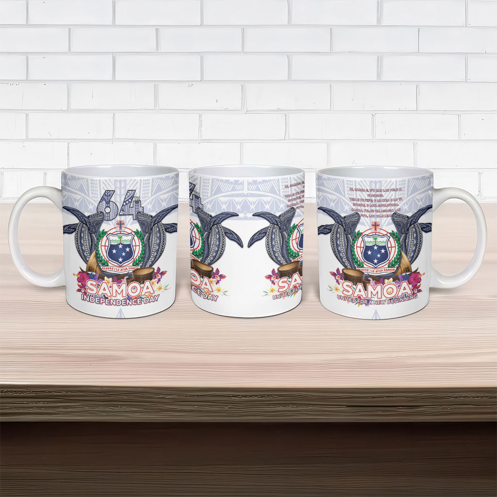 Samoa Independence Day Ceramic Mug Samoa United For A New Beginning
