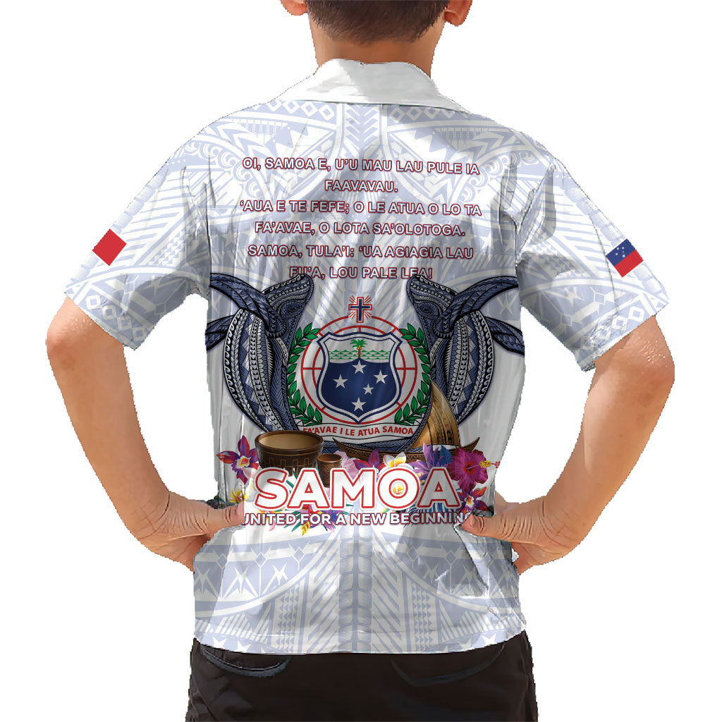 Samoa Independence Day Family Matching Summer Maxi Dress and Hawaiian Shirt Samoa United For A New Beginning