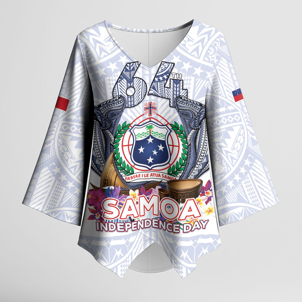 Samoa Independence Day Kimono Sleeve Blouse Samoa United For A New Beginning
