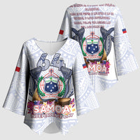 Samoa Independence Day Kimono Sleeve Blouse Samoa United For A New Beginning