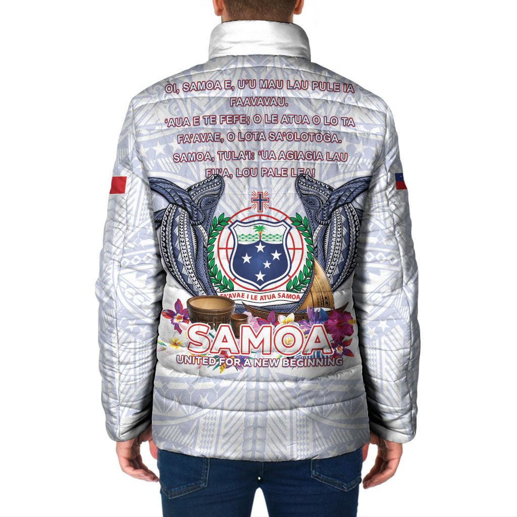 Samoa Independence Day Padded Jacket Samoa United For A New Beginning