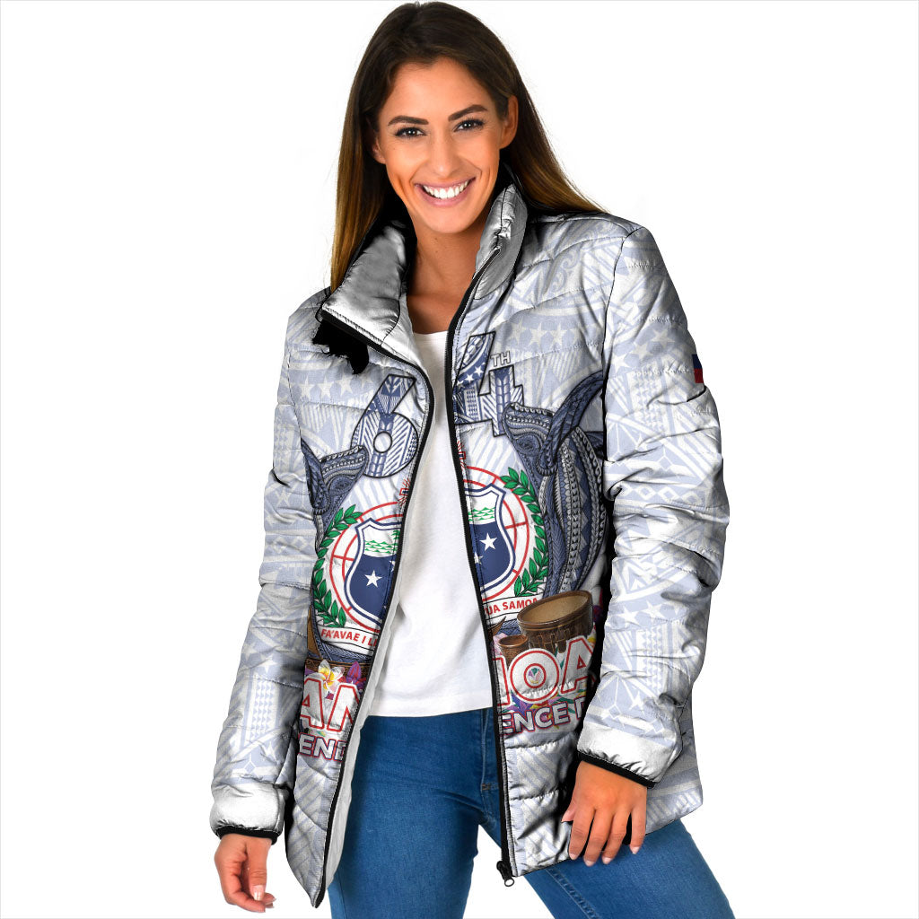 Samoa Independence Day Padded Jacket Samoa United For A New Beginning