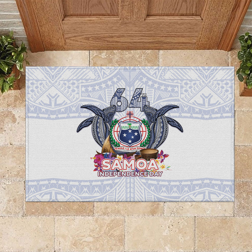 Samoa Independence Day Rubber Doormat Samoa United For A New Beginning