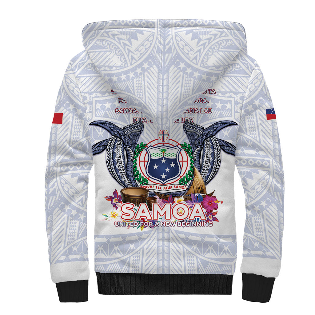 Samoa Independence Day Sherpa Hoodie Samoa United For A New Beginning