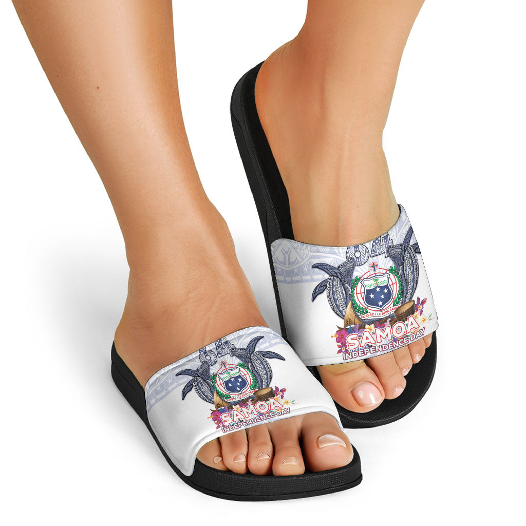 Samoa Independence Day Slide Sandals Samoa United For A New Beginning