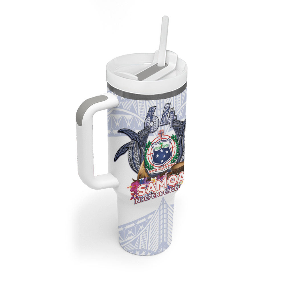 Samoa Independence Day Tumbler With Handle Samoa United For A New Beginning