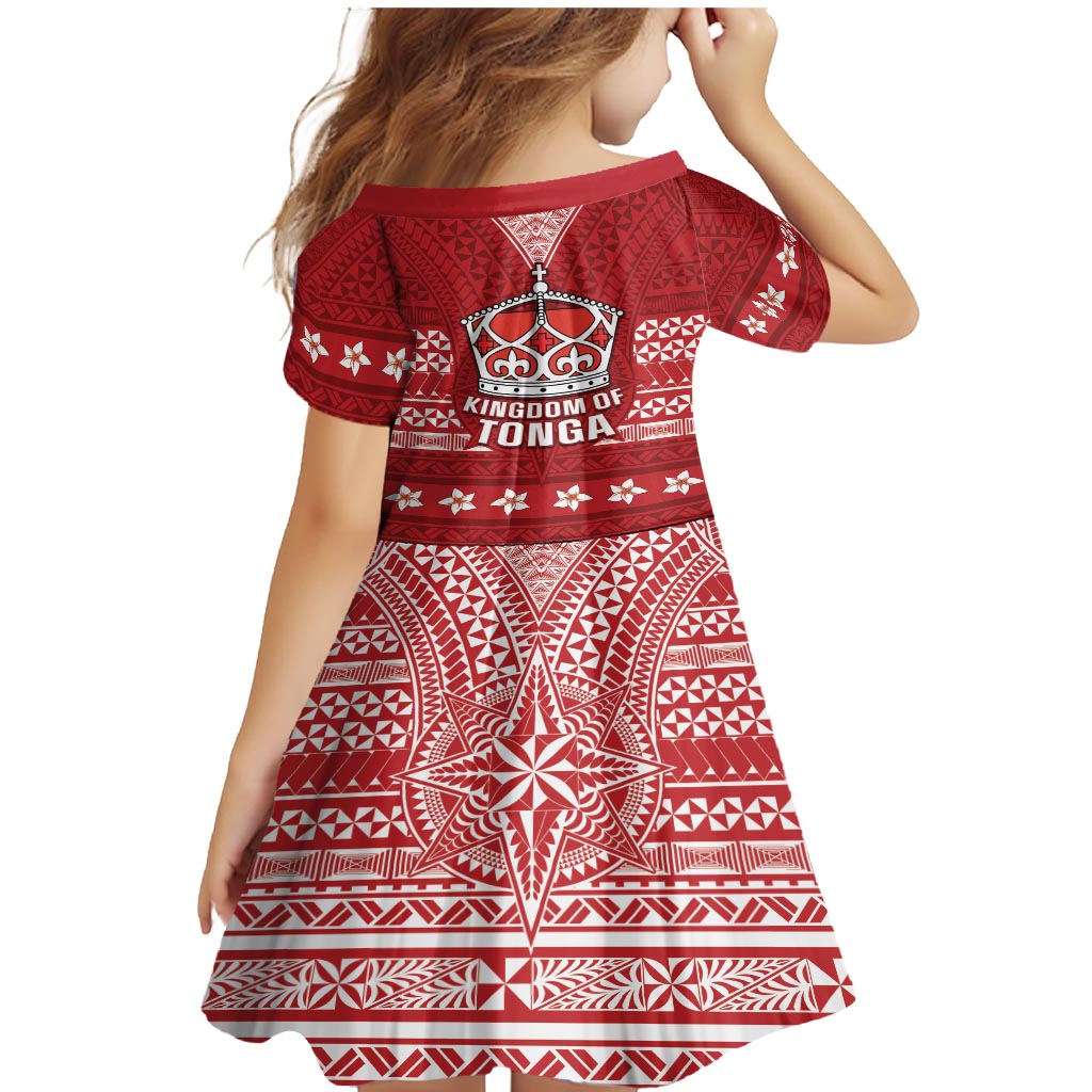 Tonga King Tupou VI Day Family Matching Mermaid Dress and Hawaiian Shirt Traditional Tongan Kupesi Pattern LT05 - Polynesian Pride