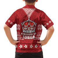 Tonga King Tupou VI Day Family Matching Summer Maxi Dress and Hawaiian Shirt Traditional Tongan Kupesi Pattern LT05 - Polynesian Pride