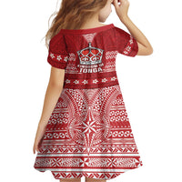 Tonga King Tupou VI Day Family Matching Summer Maxi Dress and Hawaiian Shirt Traditional Tongan Kupesi Pattern LT05 - Polynesian Pride