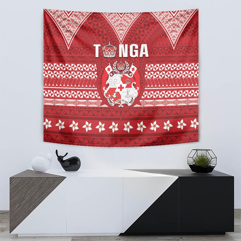 Tonga King Tupou VI Day Tapestry Traditional Tongan Kupesi Pattern LT05 - Polynesian Pride