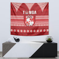 Tonga King Tupou VI Day Tapestry Traditional Tongan Kupesi Pattern LT05 - Polynesian Pride