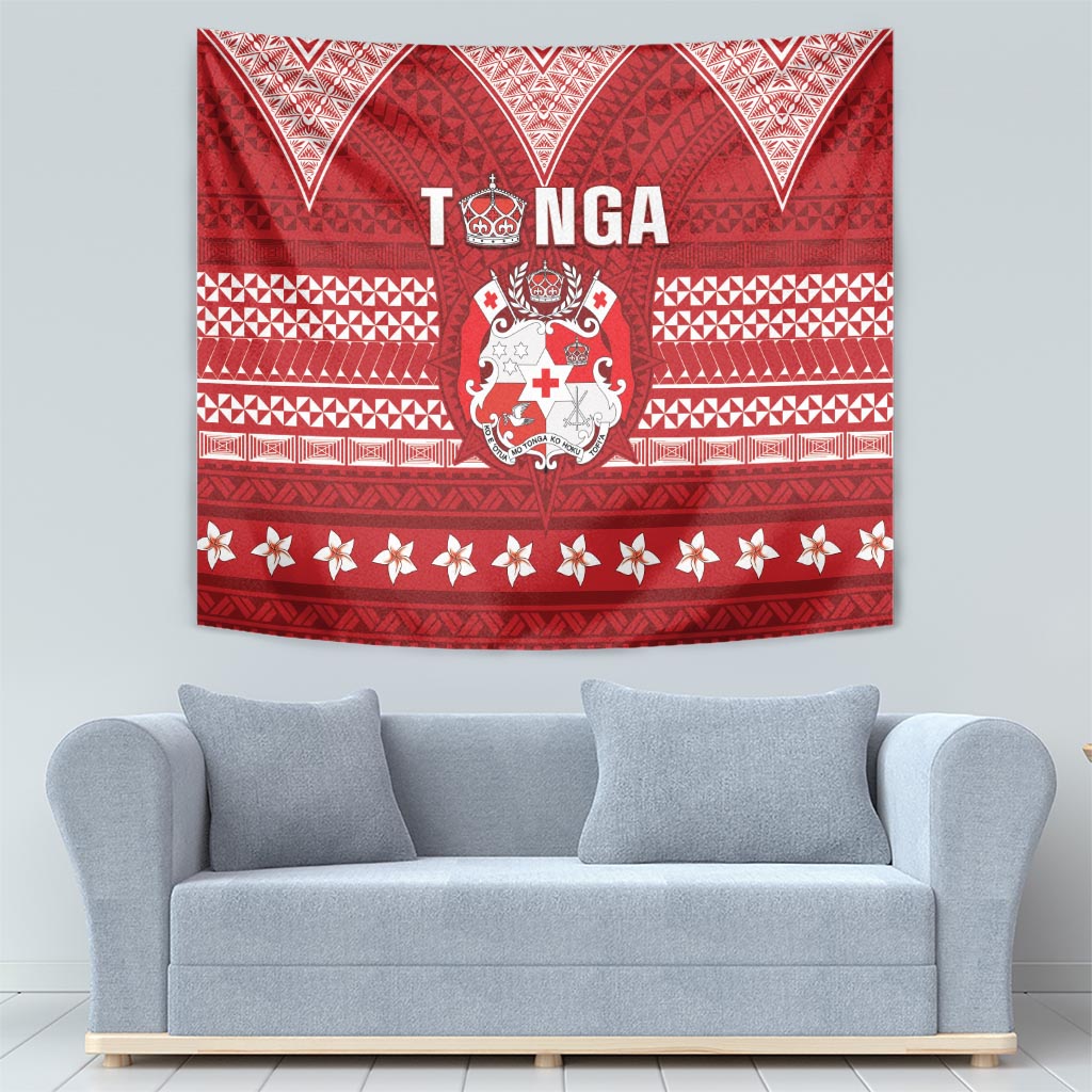 Tonga King Tupou VI Day Tapestry Traditional Tongan Kupesi Pattern LT05 - Polynesian Pride