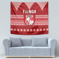 Tonga King Tupou VI Day Tapestry Traditional Tongan Kupesi Pattern LT05 - Polynesian Pride