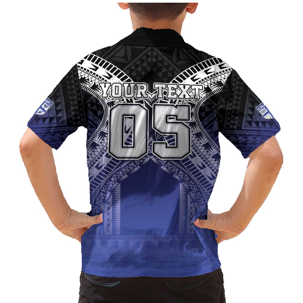 Custom Fiji Drua Family Matching Mermaid Dress and Hawaiian Shirt Fijian Tapa Pattern LT05 - Polynesian Pride