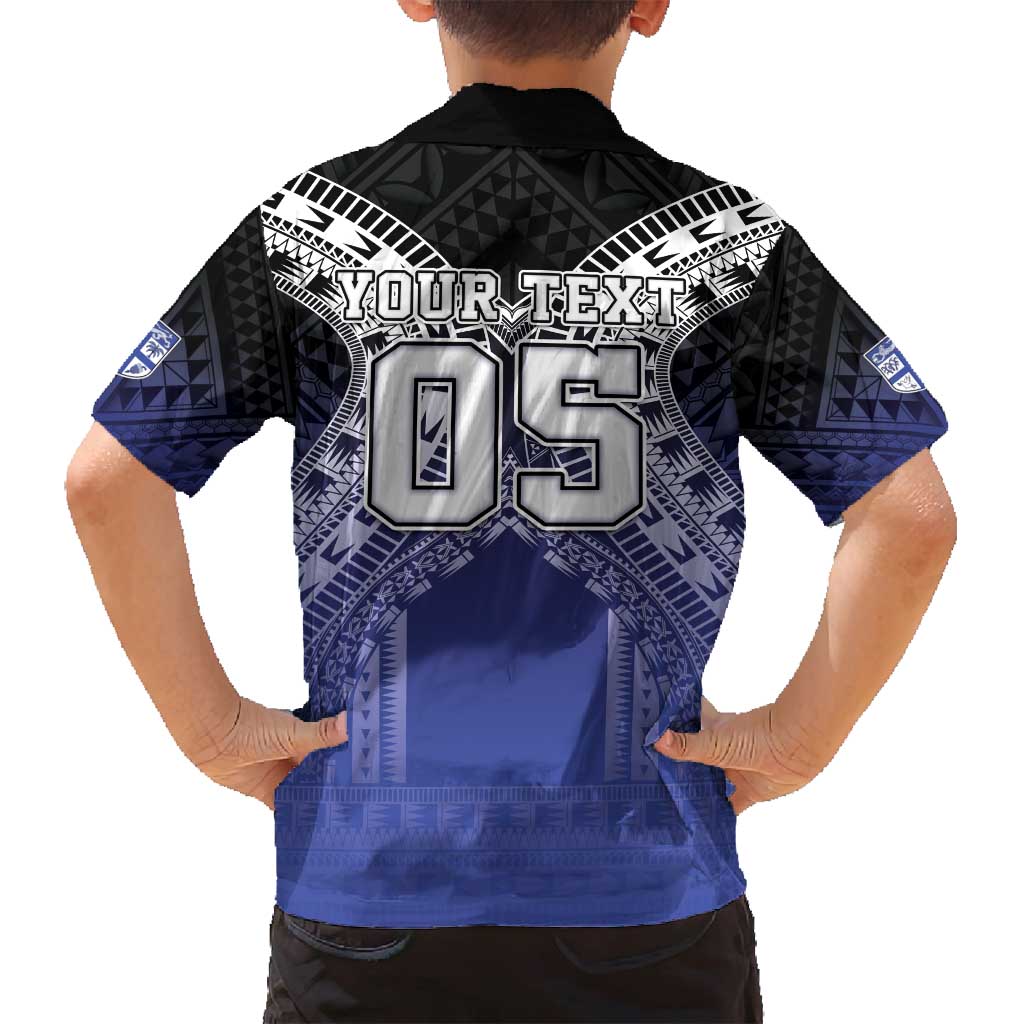 Custom Fiji Drua Family Matching Summer Maxi Dress and Hawaiian Shirt Fijian Tapa Pattern LT05 - Polynesian Pride