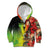 Aboriginal Dot Art Vanuatu Personalised Kid Hoodie Tropical Flowers
