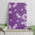 Hawaii Monstera Deliciosa Canvas Wall Art Purple Plumeria Polynesian Pattern - Polynesian Pride