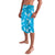Hawaii Monstera Deliciosa Lavalava Blue Plumeria Polynesian Pattern - Polynesian Pride