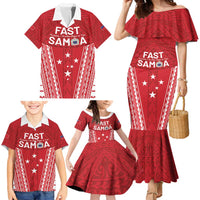 Samoa FAST Family Matching Mermaid Dress and Hawaiian Shirt Forever Proud Samoan Tribal Pattern LT05 - Polynesian Pride