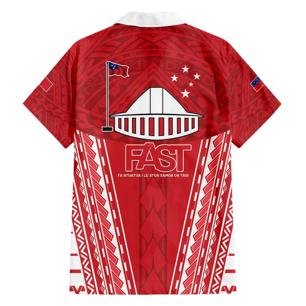 Samoa FAST Family Matching Off Shoulder Short Dress and Hawaiian Shirt Forever Proud Samoan Tribal Pattern LT05 - Polynesian Pride