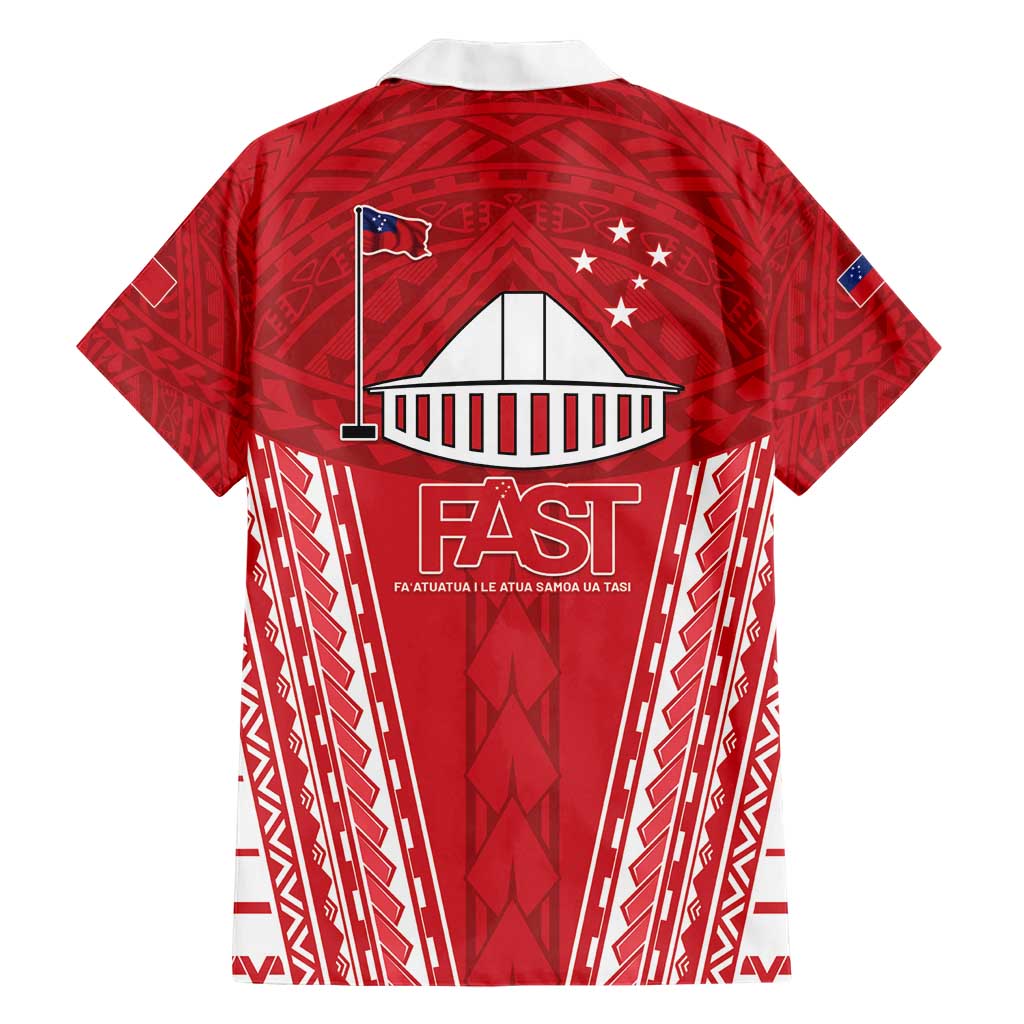 Samoa FAST Family Matching Short Sleeve Bodycon Dress and Hawaiian Shirt Forever Proud Samoan Tribal Pattern LT05 - Polynesian Pride